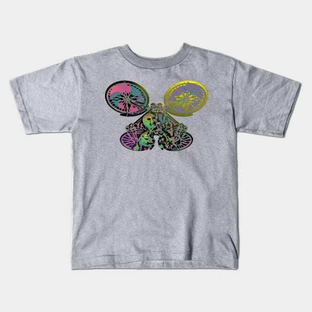 Bicycle Day (metal) Kids T-Shirt by rikarts